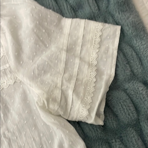 LOFT women’s White Short Sleeve Top - Picture 5 of 9